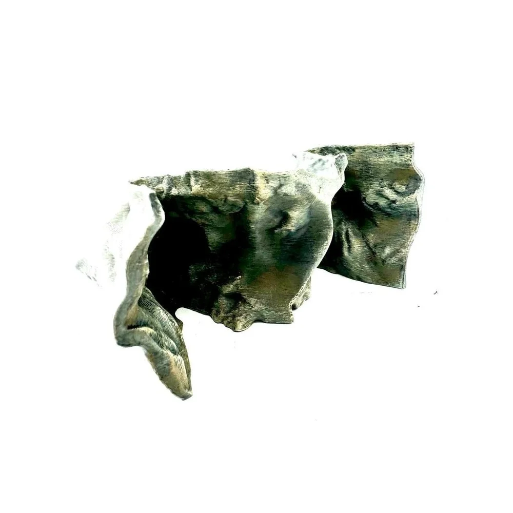 Subterranean Cave Hide – Aquarium & Terrarium Decor, Rock Gorge Cliff Cave
